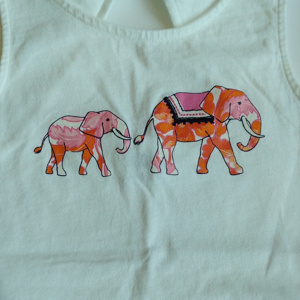 SOLD...Janie and Jack Orange / Pink Girls Outfit 5 - Picture 7 of 8